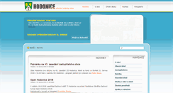 Desktop Screenshot of hodonice.cz
