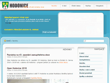 Tablet Screenshot of hodonice.cz